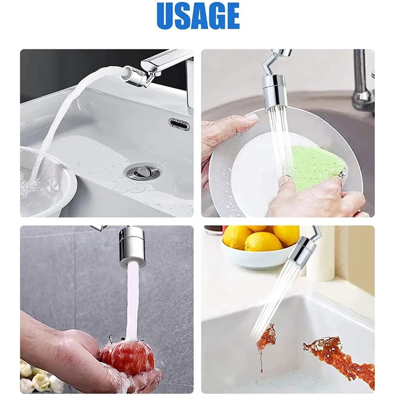 720°Universal Kitchen Faucet Anti-splash