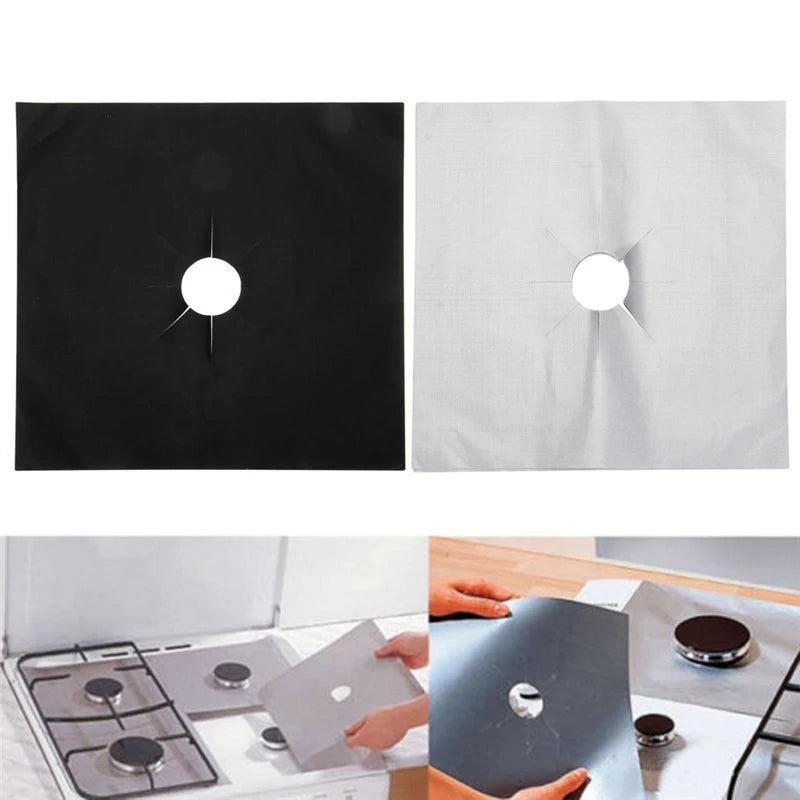 New 4PCS Stove Protector Cover Liner