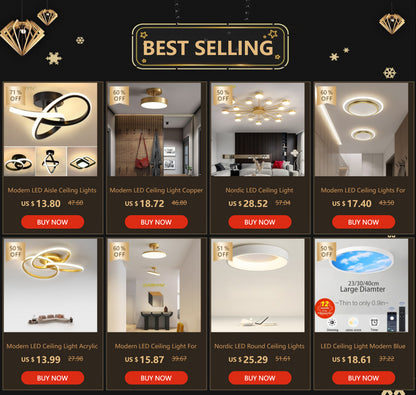 Small Modern LED Ceiling Light