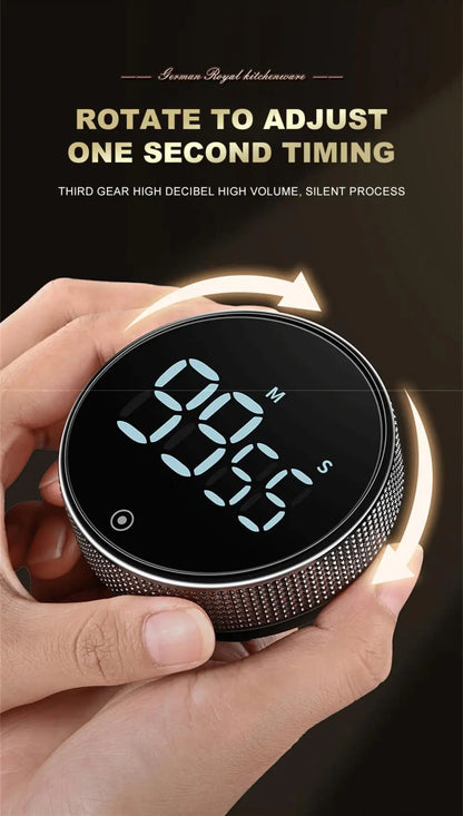 LED Digital Kitchen Timer Study Stopwatch