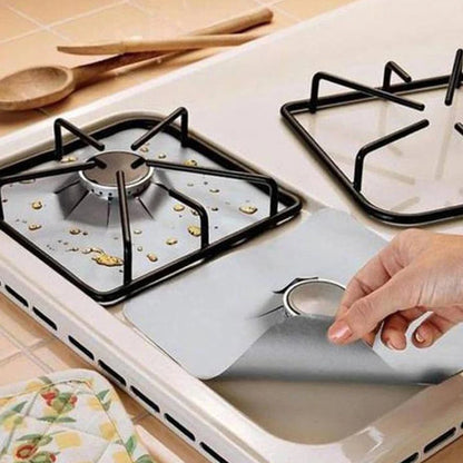 New 4PCS Stove Protector Cover Liner