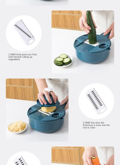 Manually Cut Shred Grater Salad Vegetable Chopper