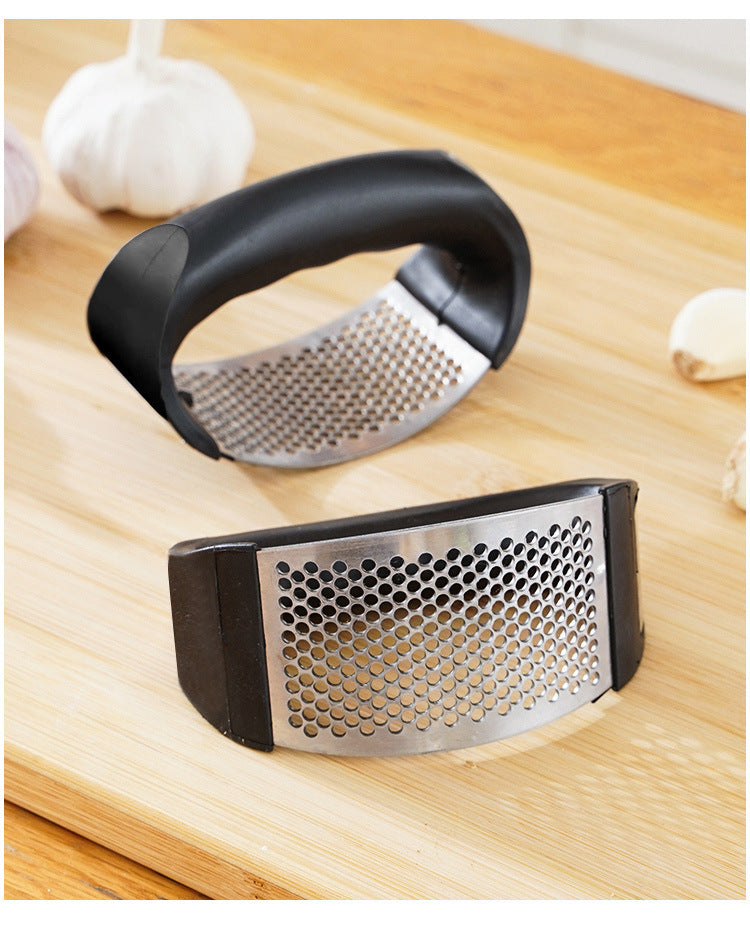 Stainless Steel Garlic Press Crusher