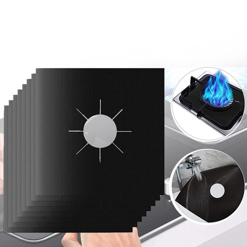 New 4PCS Stove Protector Cover Liner