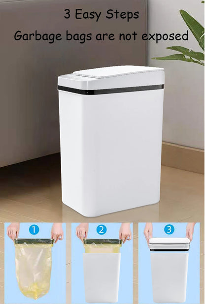 Bathroom Touchless Trash,