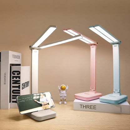 LED Desk Lamp USB Rechargeable Table