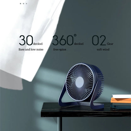 5 Inch USB Desktop Fan