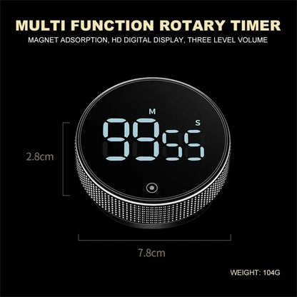 LED Digital Kitchen Timer Study Stopwatch