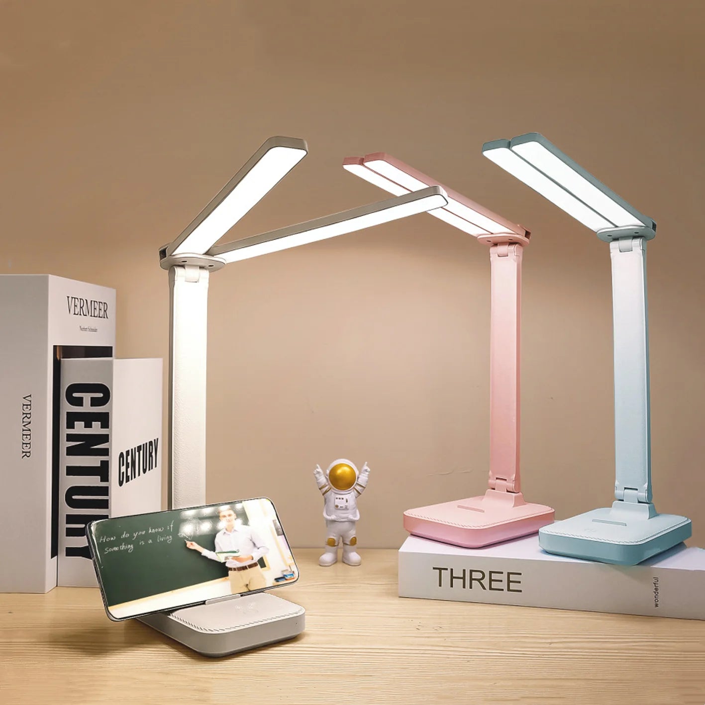 LED Desk Lamp USB Rechargeable Table