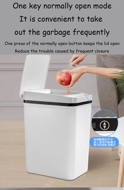 Bathroom Touchless Trash,