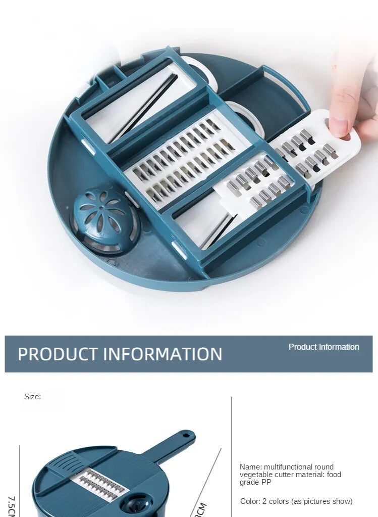 Manually Cut Shred Grater Salad Vegetable Chopper