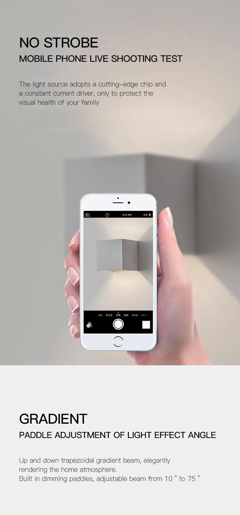 Litu LED Intelligent Motion Sensor Wall lamp