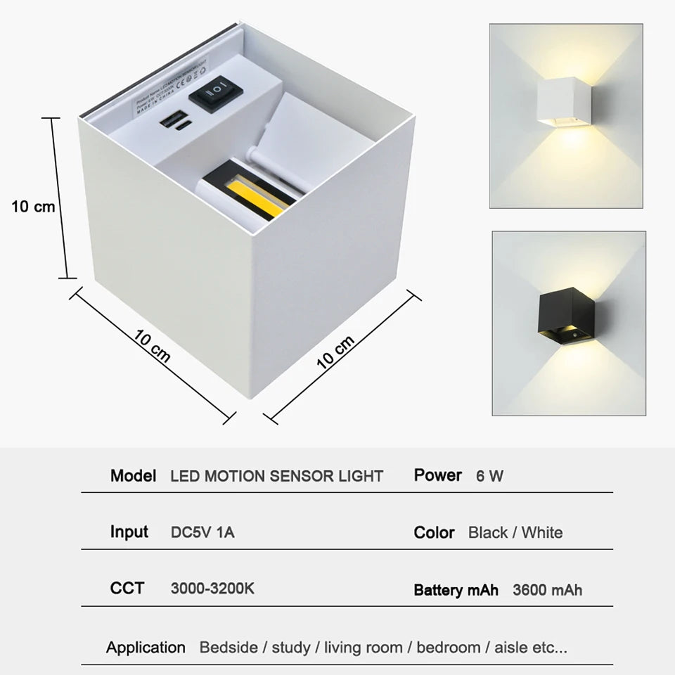 Litu LED Intelligent Motion Sensor Wall lamp