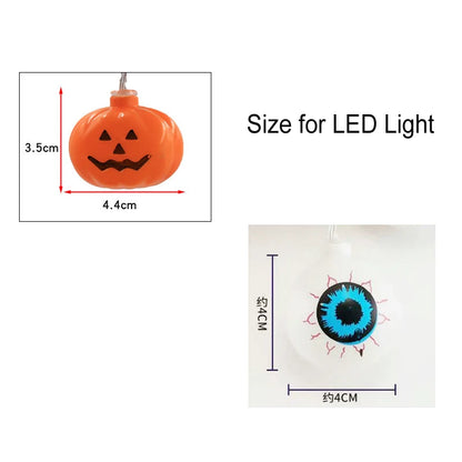 Pumpkin Horror Eyeballs LED