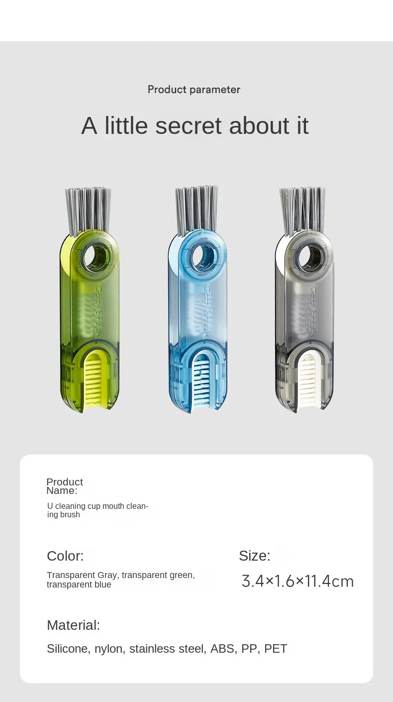 3 In 1 Bottle Gap Cleaner Brush