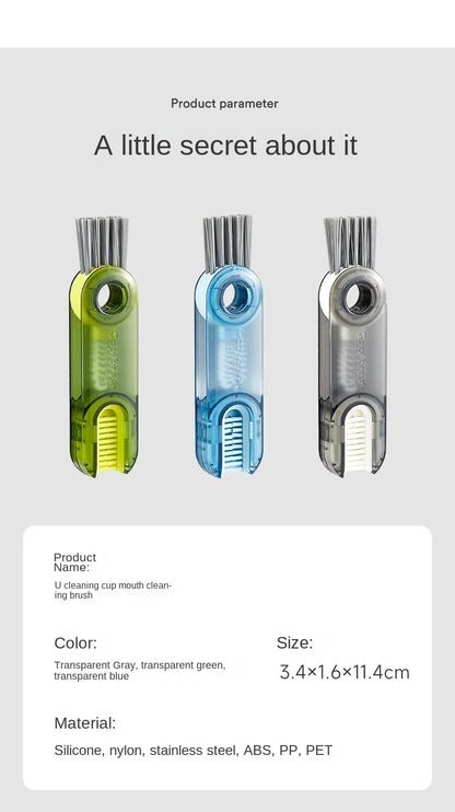 3 In 1 Bottle Gap Cleaner Brush